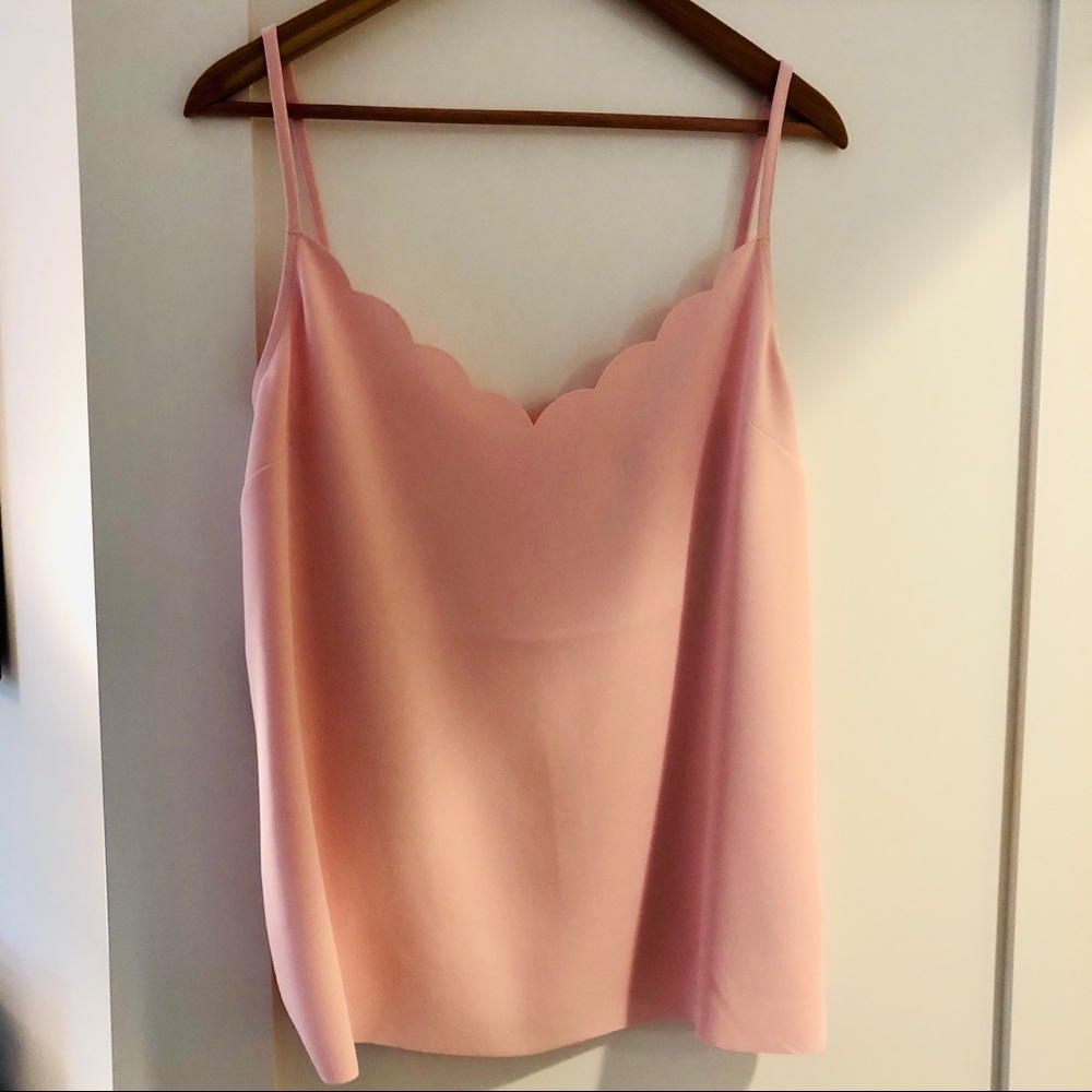 Ted Baker Pink Scalloped Tank